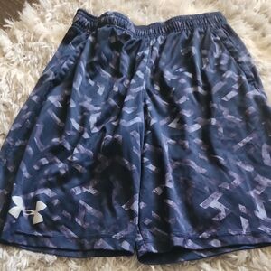 Under Armour Men's Navy Camo Shorts